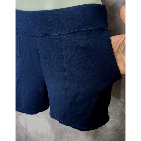 Soma Cool Nights Sleep Set Tank & Shorts Womens Size Small Dark Blue Pajamas - Picture 10 of 12